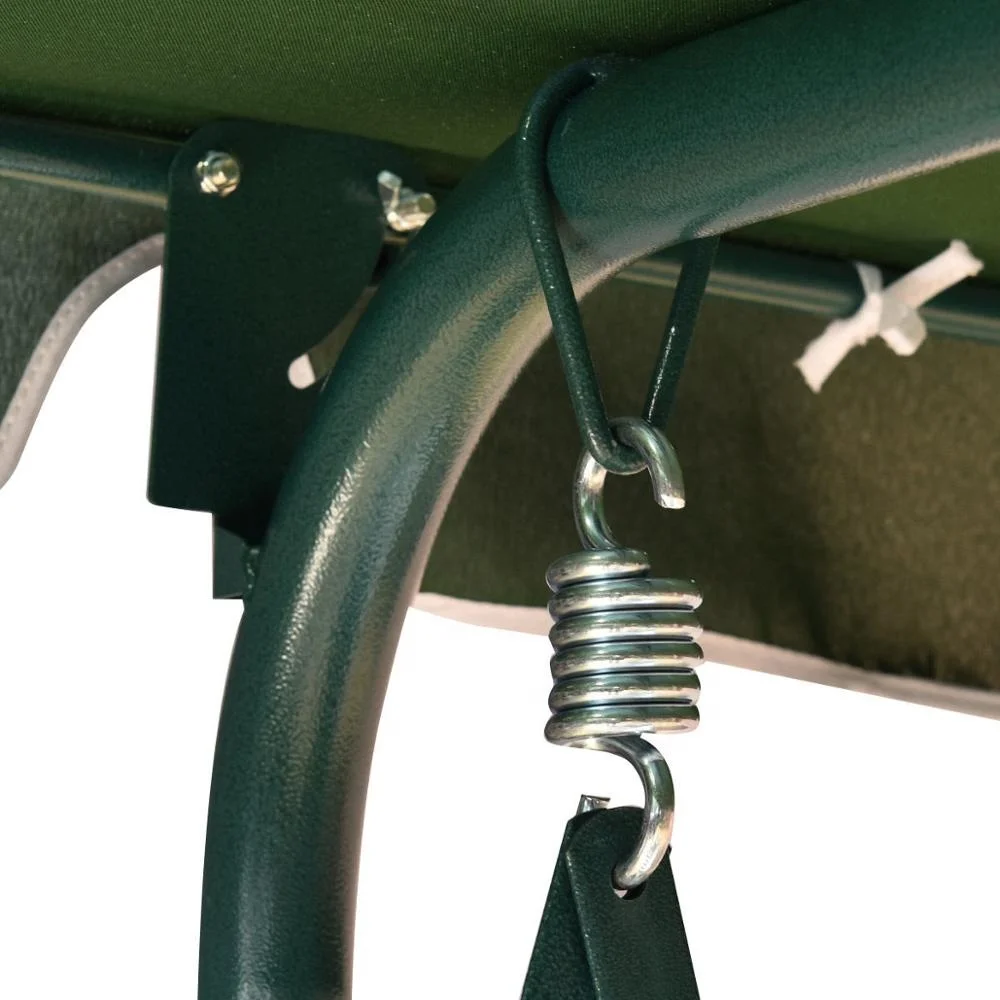 Garden 3 Seat Hammock Cushioned Swing Chair Outdoor Bench Seat with Canopy Patio Swings