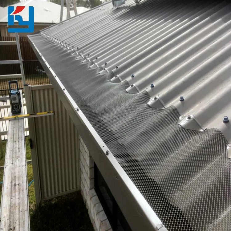 powder coated perforated metal mesh gutter screen,gutter leaf guards