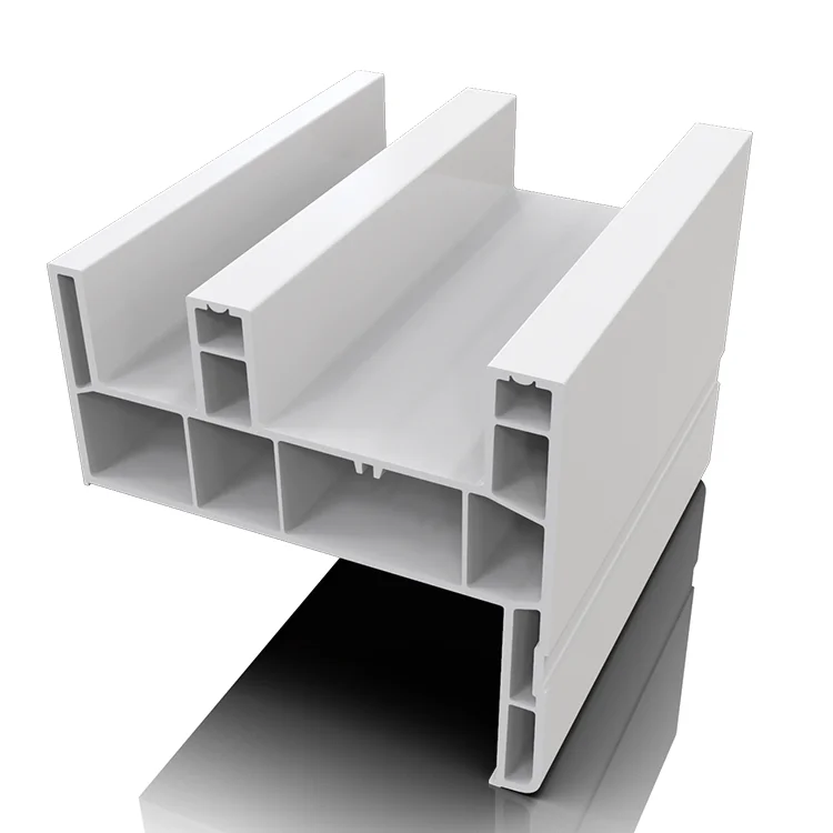 High Quality New Design Upvc Conch Lead Free Rectangular Pvc Chamfer Polish H Shaped Plastic Extrusion Profile