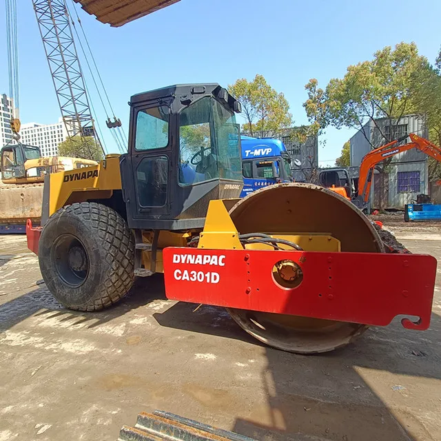 Подержанный дорожный каток Dynapac CA301D 10-тонный в Шанхае высокопроизводительный тяжелый станок