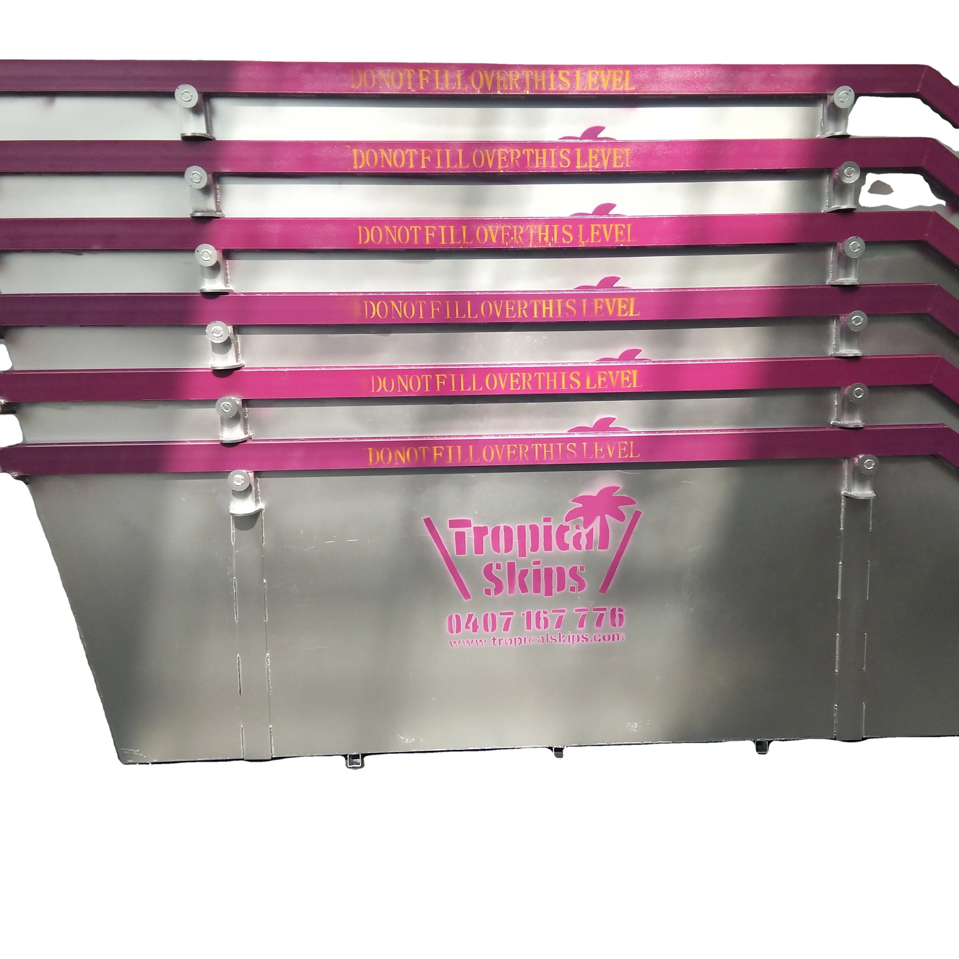 galvanized sheet garbage skip  bin