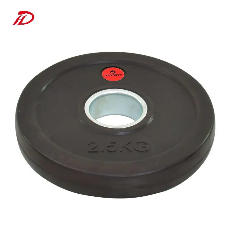Steel Weight Stack Plates 20kg Rubber Bumper Lifting Set for Gym