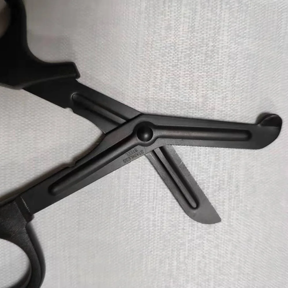 
Black Universal Bandage Scissors for Cutting Fabrics Trauma Shears Bandage Shears 