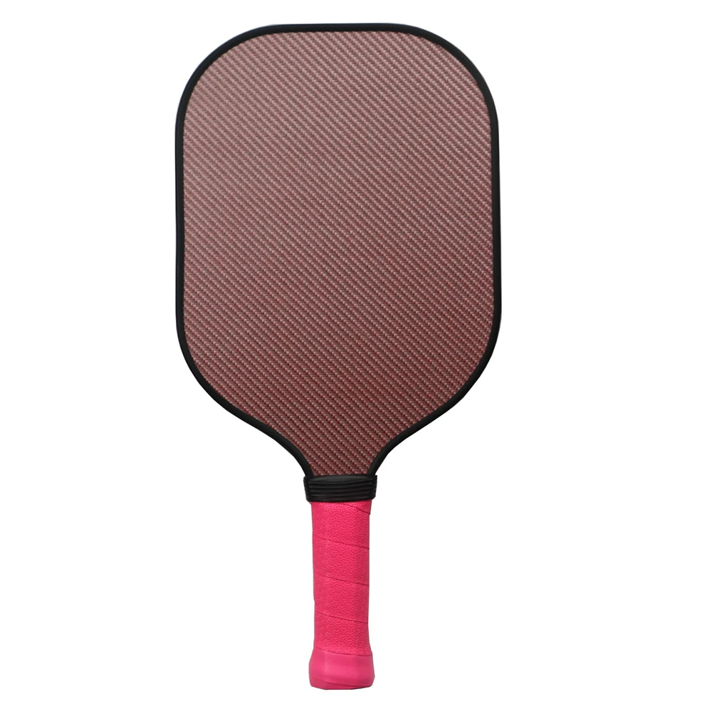 Carbon fiber honeycomb diamond Grip Material and Aluminum honeycomb Net Material pickleball paddle