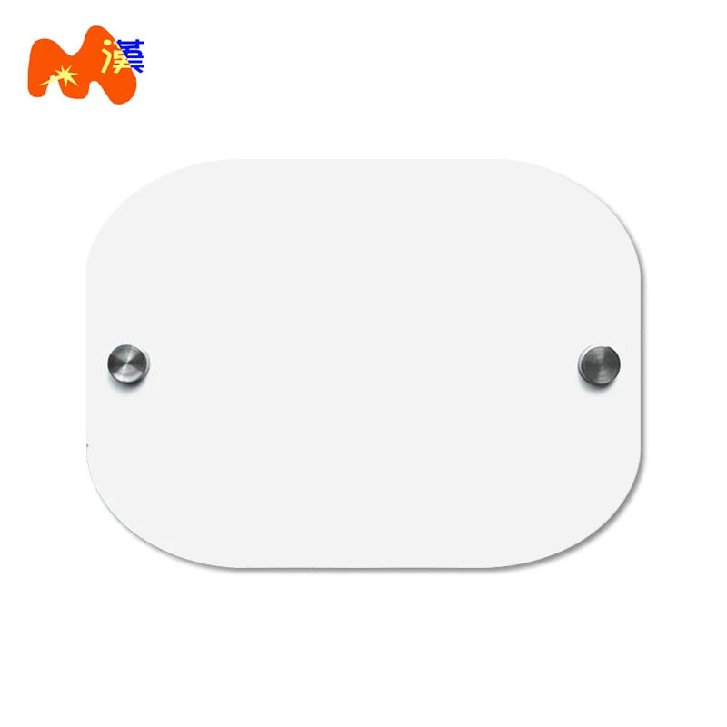 Custom personalized home decoration Wooden wall sign mdf sublimation number plate sublimation blanks christmas ornaments