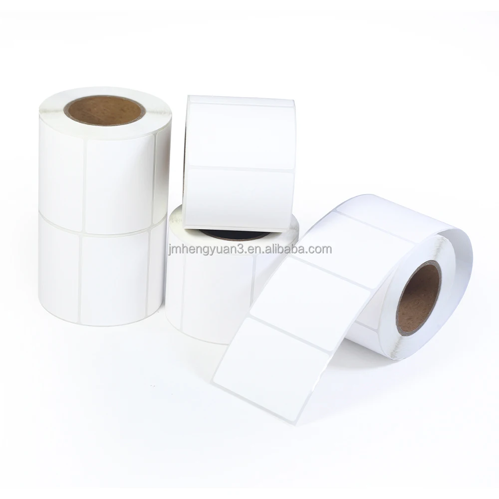 Blank Waterproof Thermal Label 60mmx40mm 1000pcs Thermal Adhesive Barcode Label Paper 60x40 Sticker Direct Thermal Label
