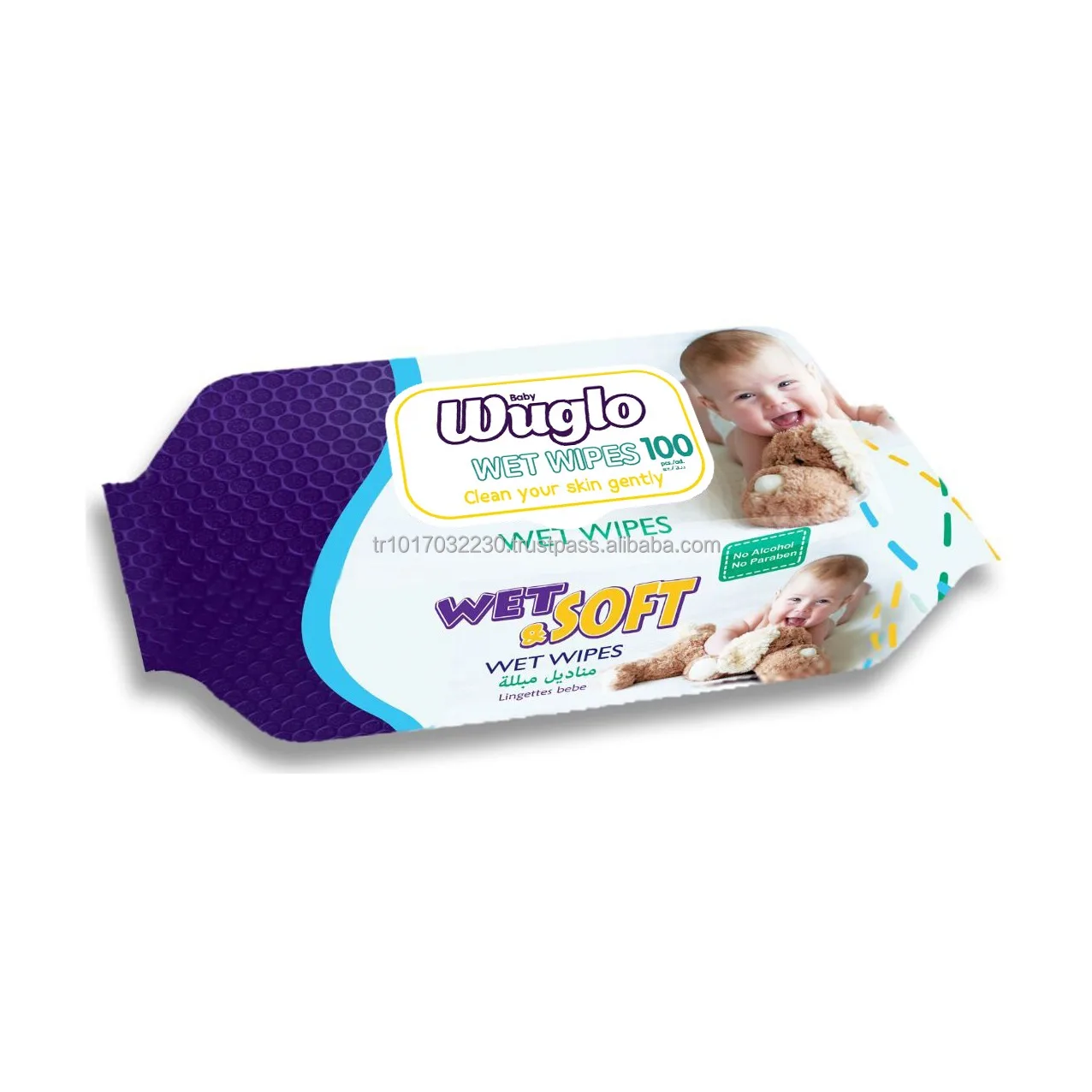 Wuglo Sanitary Lady Pad Cotton Panty Liner Disposable Winged Pattern