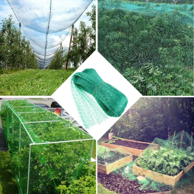 Hot Selling 100% PP Black White Green Anti-bird Agricultural Garden Plastic Bird Netting for Vegetable Farms