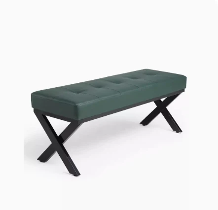 Clothing store Shoe store try shoe stool Simple fashion lounge area sofa stool wrought iron bench