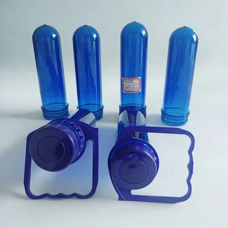 KAIXIN Dark Blue 45mm Neck Pet Preform Raw Material Plastic Water Bottle Preforms for Soft Drink Bottles