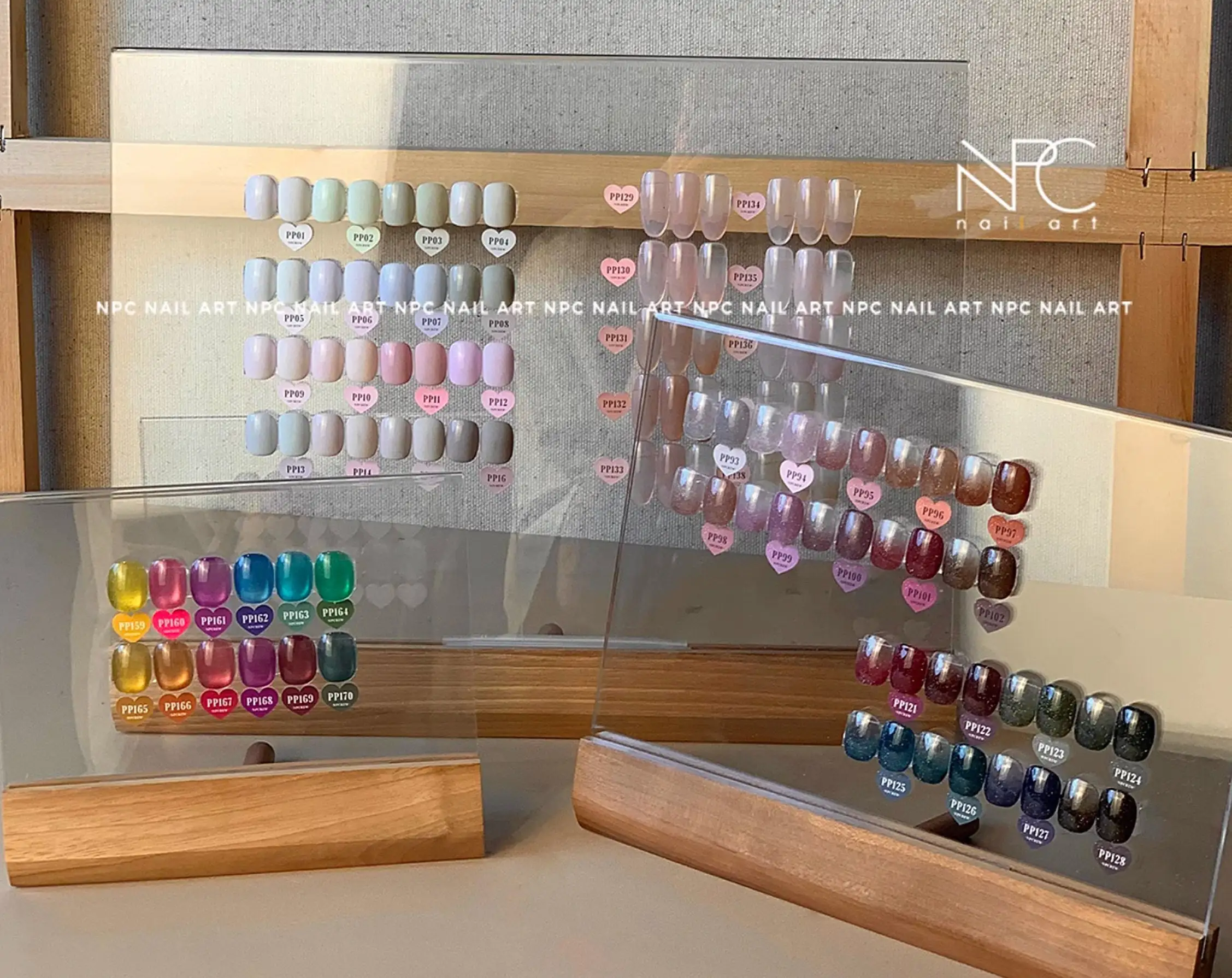 Customized Clear Acrylic Nail Display Board Store Use Nail Art Holder and Display Tools Factory Wholesale