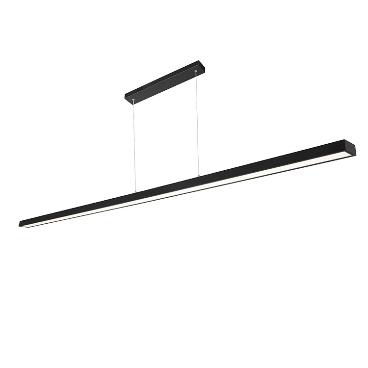 Factory Direct Sale Linear Aluminum Modern Room Office Hotel 72w Led Pendant Light Chandelier