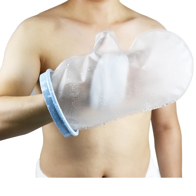 Good performance reusable PVC  material waterproof adult hand cast cover for shower and bath