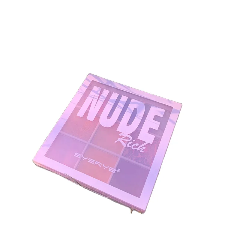 Private brand wholesale customized Eye Shadow Palette high pigment summer color palette 9-color cardboard eye shadow oem/odm Eye