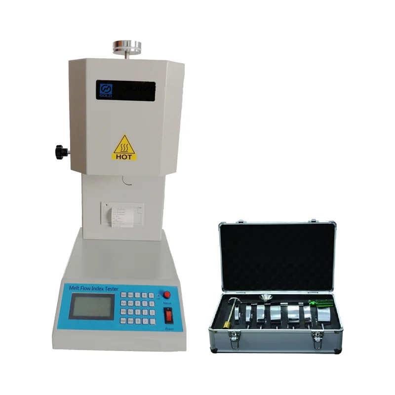 Determination of the melt mass-flow rate (MFR) and melt volume tester ISO 1133
