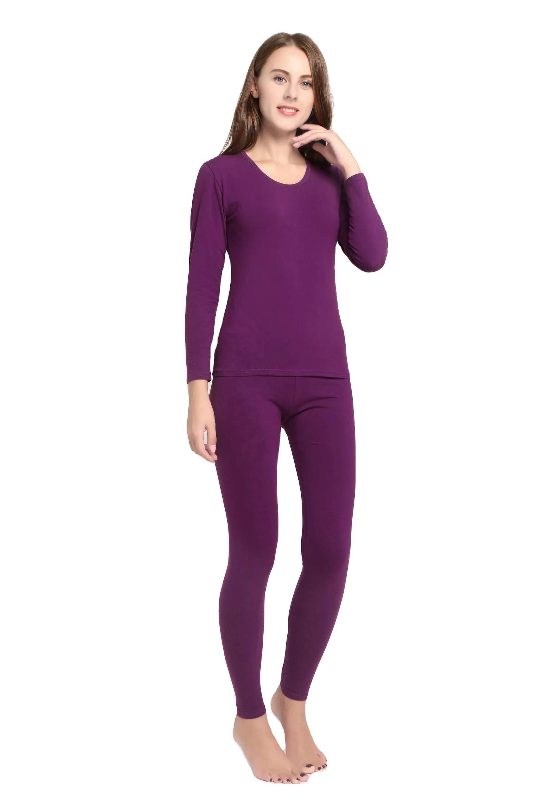 
Direct Order: bulk wholesale cheap women cotton lycra thermal long johns pajamas 