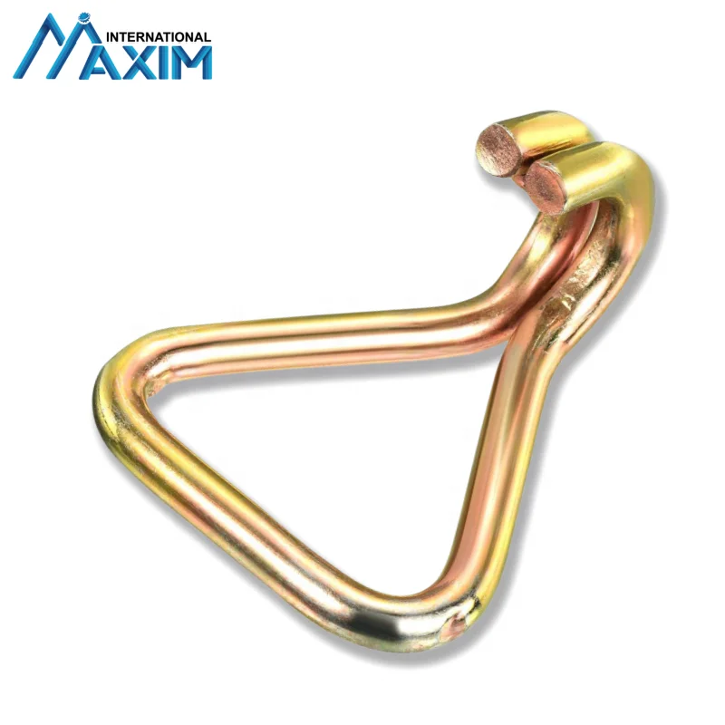 Yellow Galvanized 5025 Snap Hook For Webbing Strap