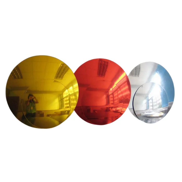 Decorative small acrylic convex mirrors