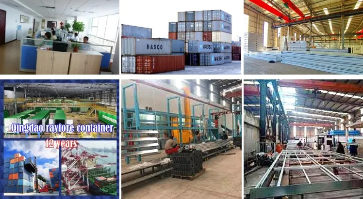 Qingdao 20FT one roller shutter door self storage container with insulation and decoration