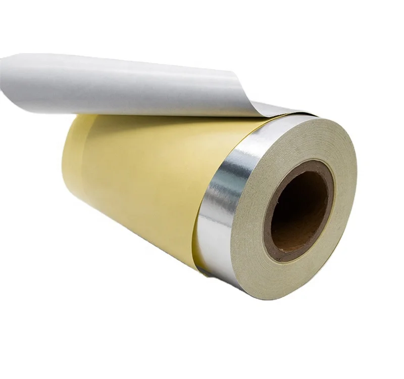 Self Adhesive Golden Aluminum Foil Sticker Paper in sheet or roll