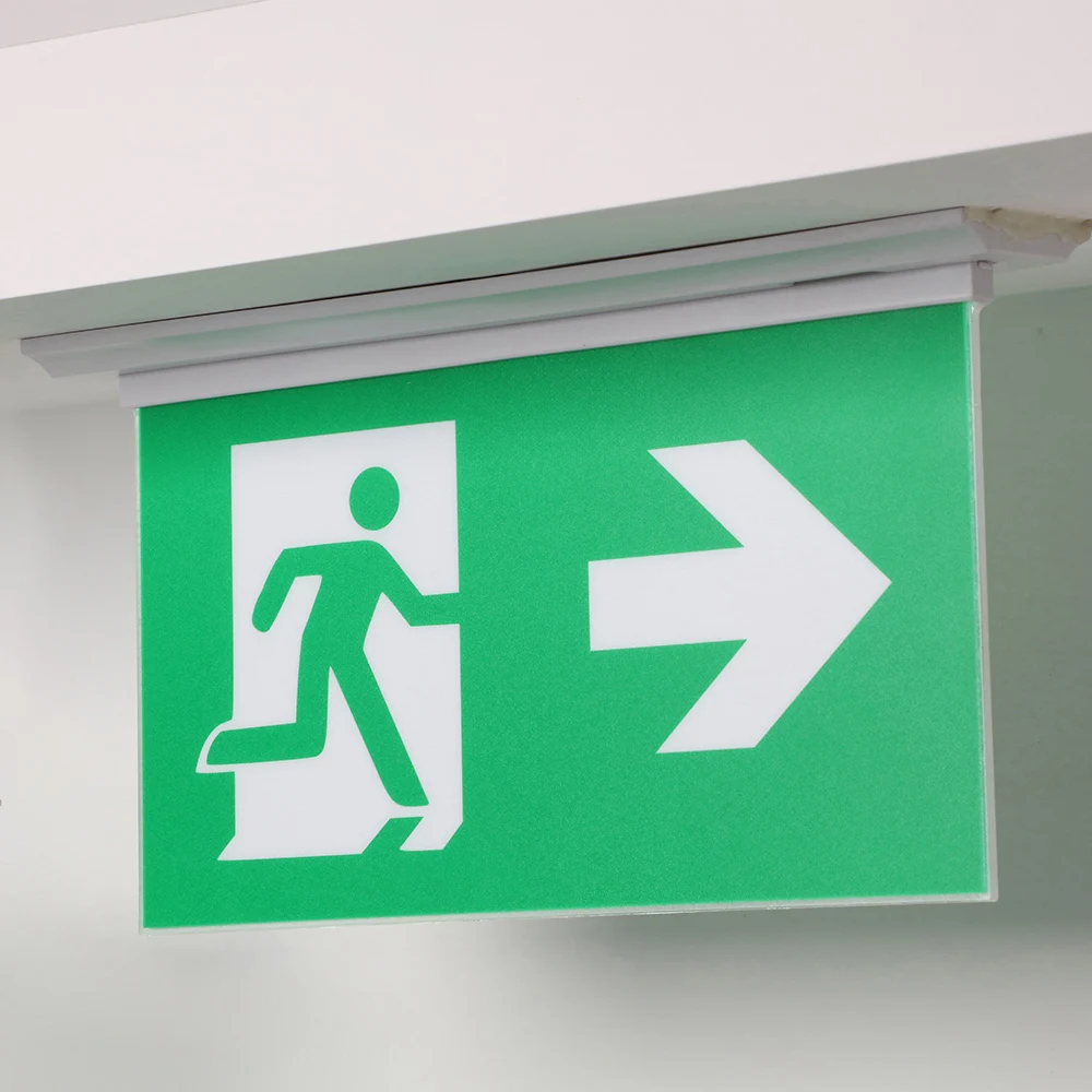 Hanging Rechargeable LED Exit Light Emergency Exit Sign Light