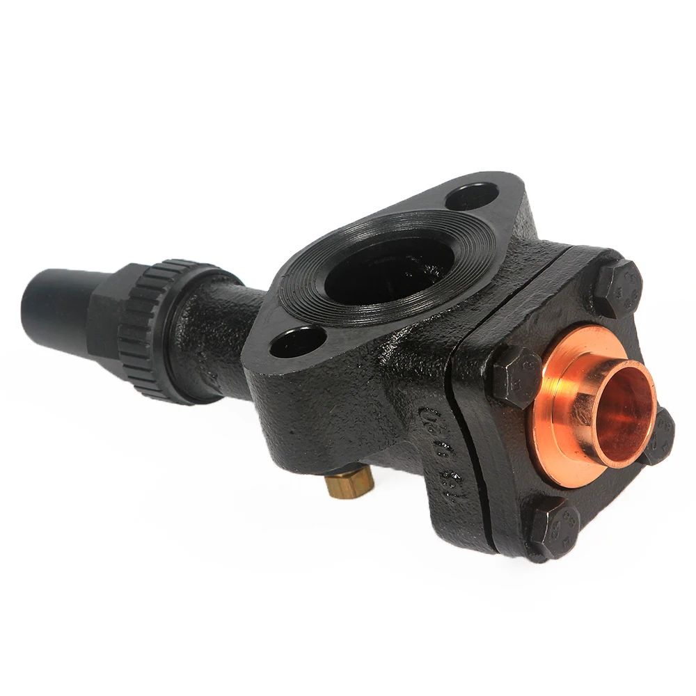 Standardized cast iron compressor service globe valve