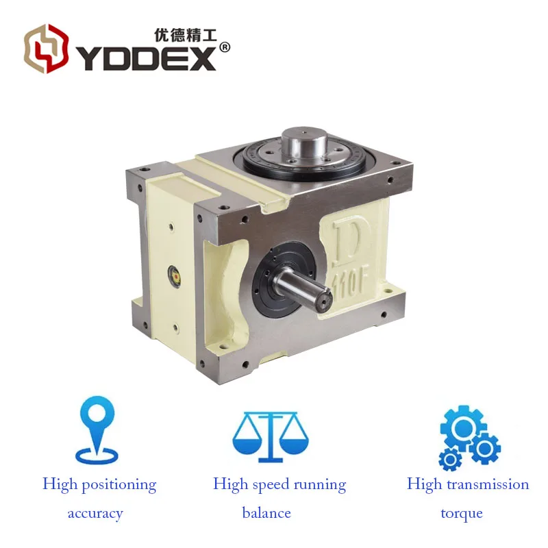 
110DF High Precision Cam Indexer Intermittent Index divider Small Dividing Head cnc rotary tablemachinery tools 
