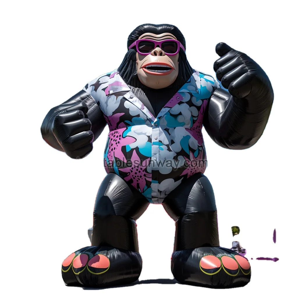 Sunway Outdoor inflatable animals inflatable Gorilla for event