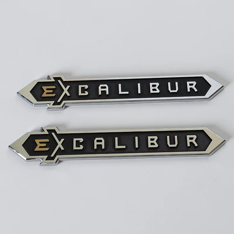 Premium chrome silver 3D metal abs plastic auto car emblems custom logo badge