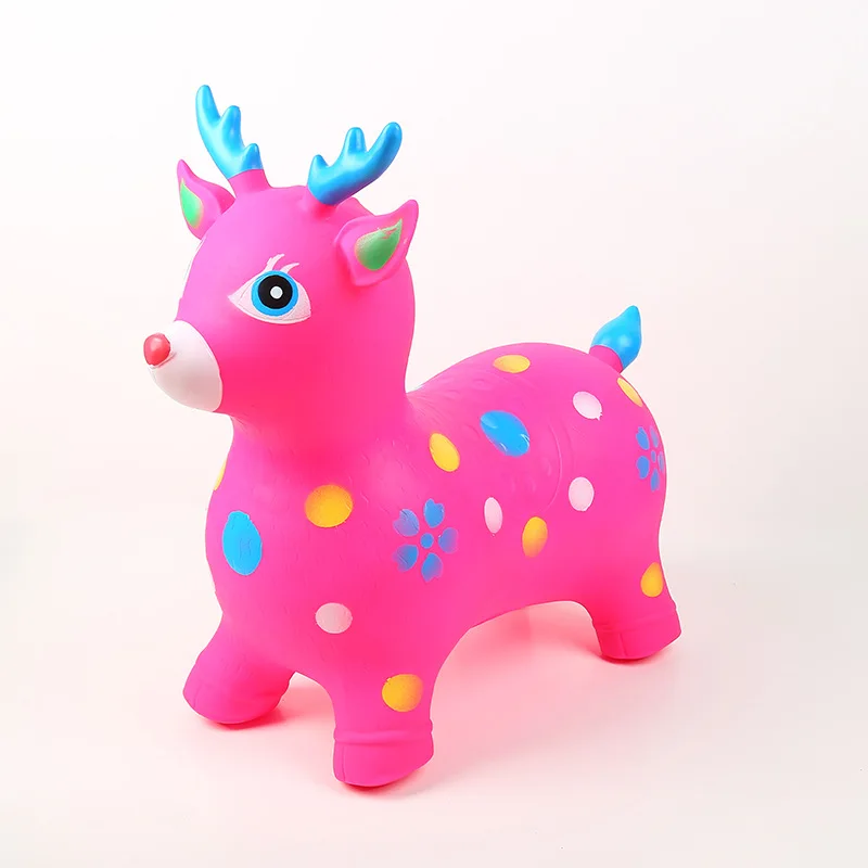 ПВХ прыгающие игрушки животные надувной прыгающий олень для детей