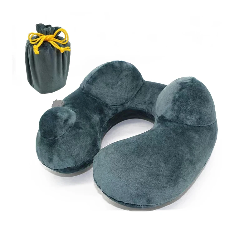 GARIDA Multifunctional Press Air Pillow Travel Inflatable Pillow Set Inflatable U-shaped Pillow GCFZ-014 PVC Popular Nonwoven