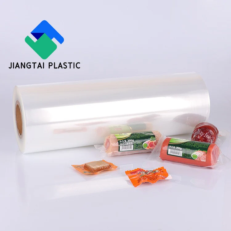 Jiangtai Food Grade  meat plastic packaging material pouch sheets PA/PE casting nylon cheese thermoforming film