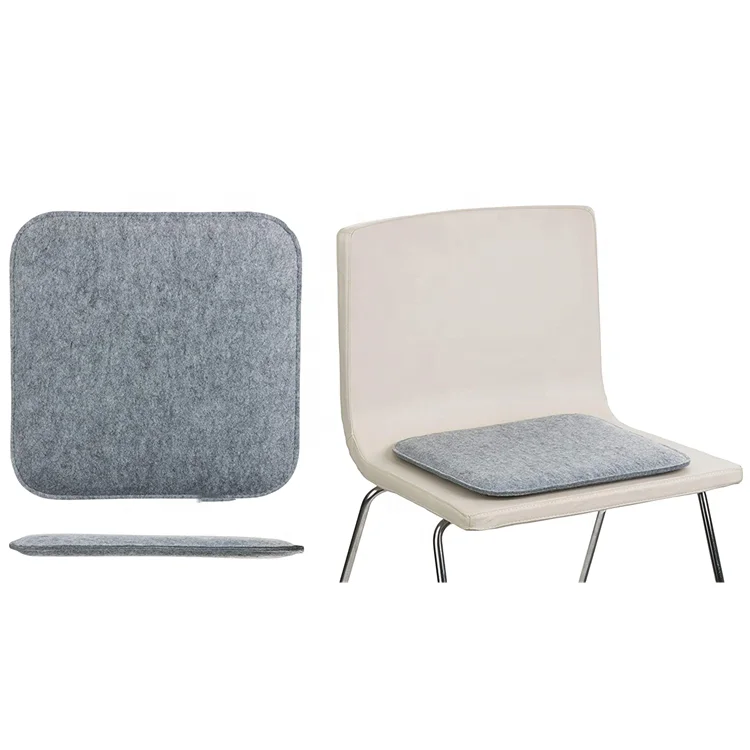 Cheap high quality felt seat pad cover felt chair cushion