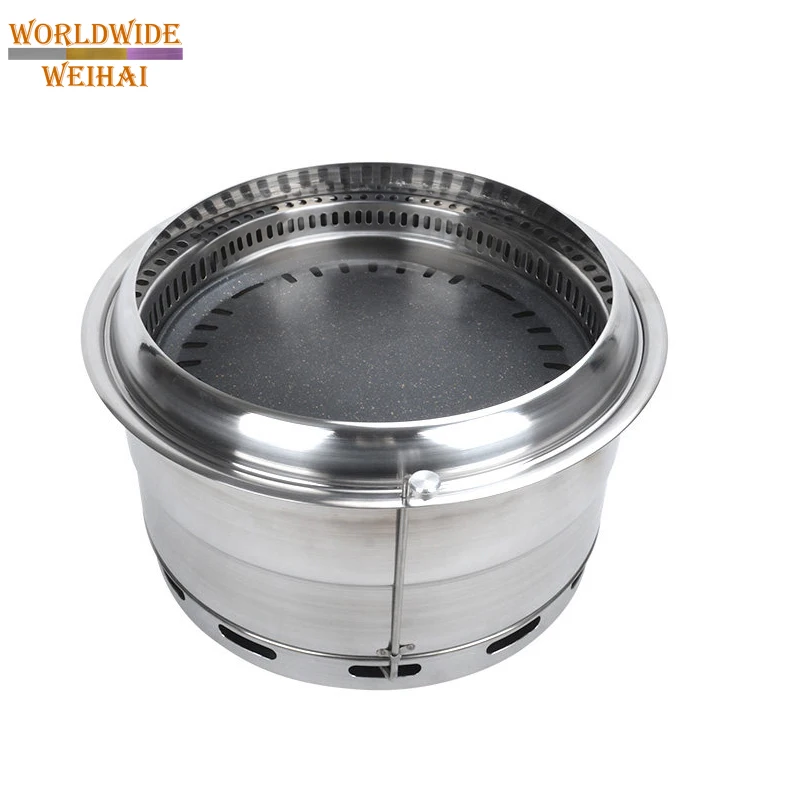 koreanse bbq grill/round shape korean bbq grill/korean restaurant bbq and grill equipment