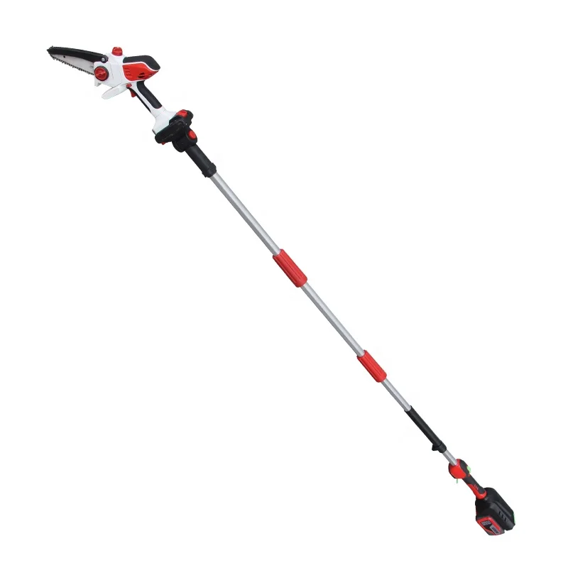 AOSHENG 40V Professional Cordless Pole Mini Chain Saw with 5.0Ah Battery and Stand Charger