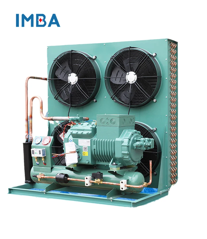 2hp tecumseh compressor cold room Refrigeration Unit Air Cooled Open Type Cold Storage Compressor Condensing Unit