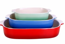 Керамическая прямоугольная жаропрочная посуда UNICASA 16,75 дюйма, противень для выпечки подходит для домашнего использования