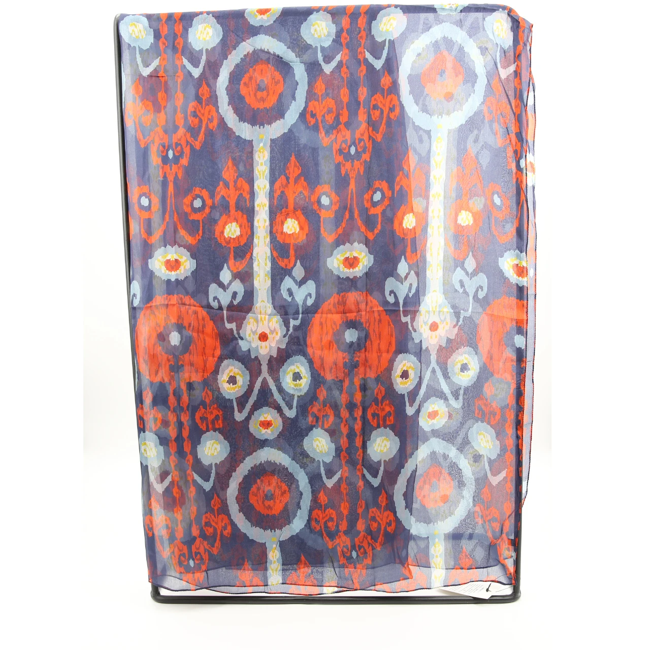 Популярный женский новый модный большой цифровой шифоновый шарф бордового цвета для женщин (1600111379536)