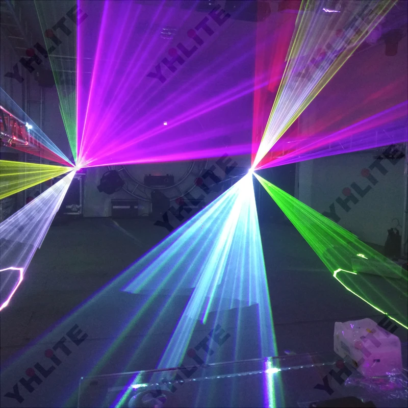 8W Laser light professional 3d laser projector 8w RGB lazer Animation disco dj laser light