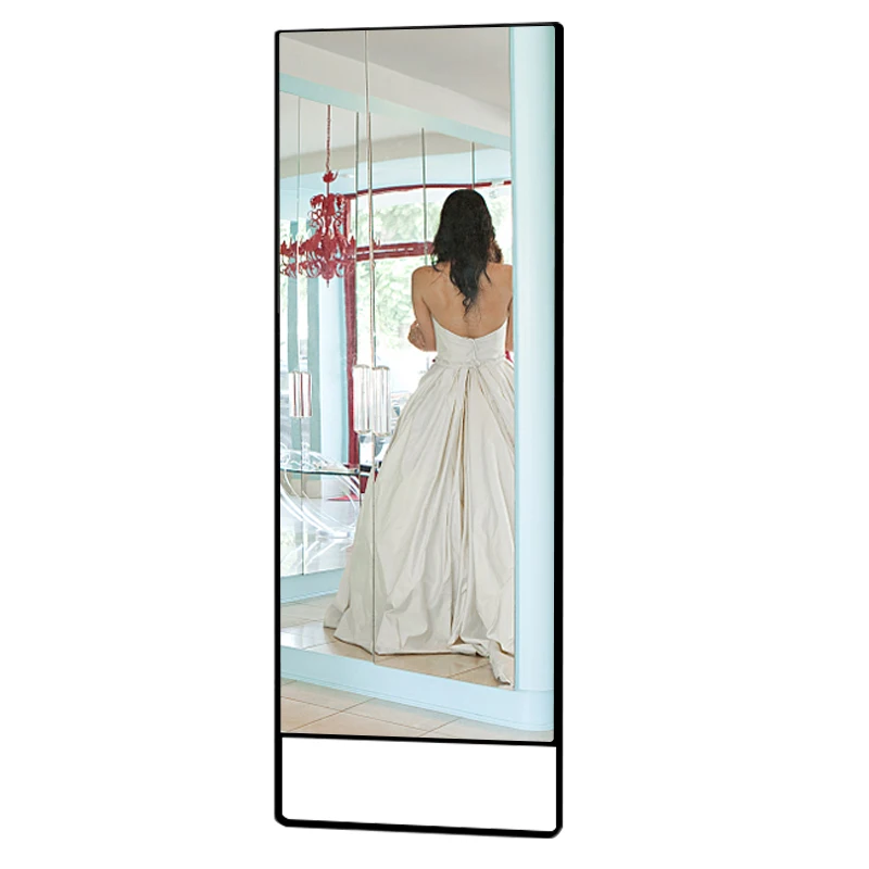 Cheap Pice Wholesale Portable Mirror Photo Booth Machine With Full Package Solution Lcd Touch Screen Advertising Kiosk
