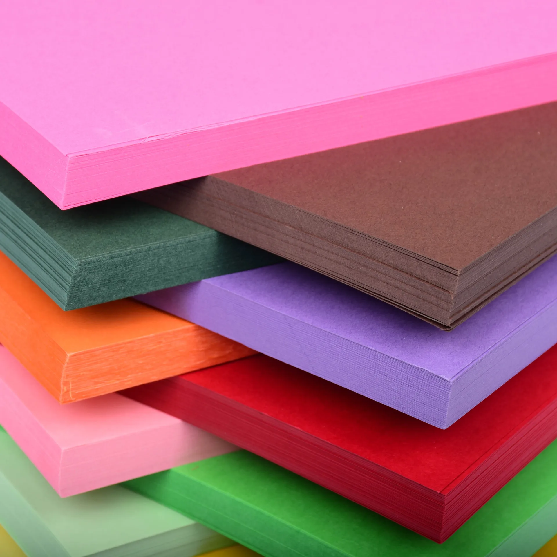 180gsm A4 50sheet per pack Color Cardboard Plain Color Paper Cardstock for Invitation Cards