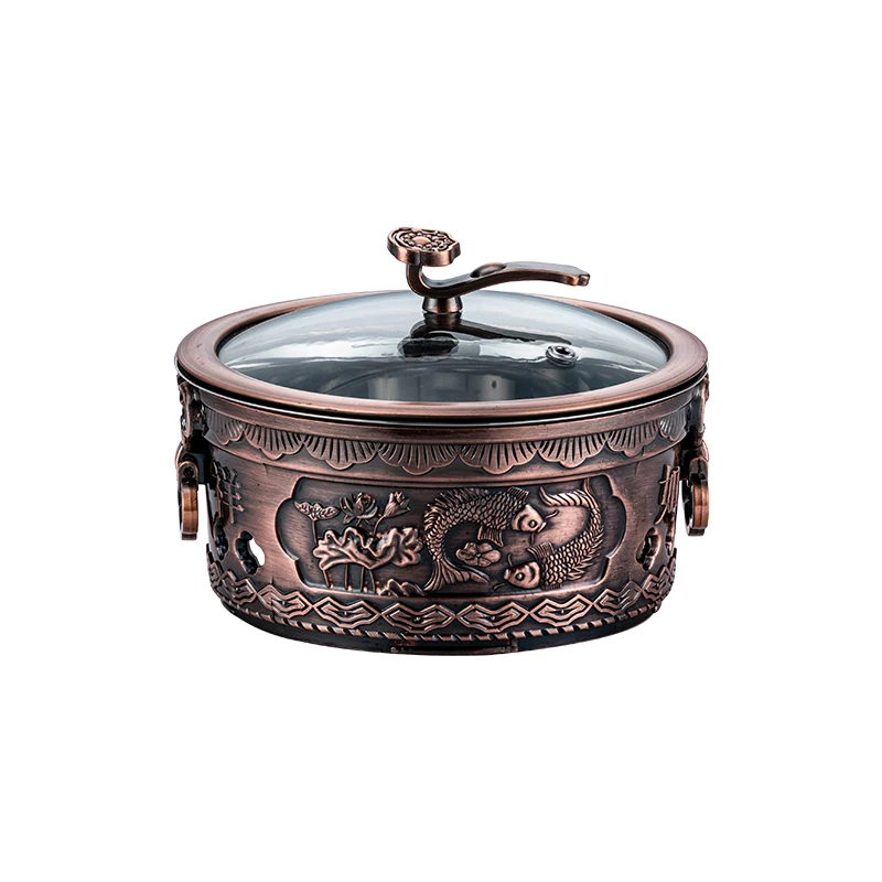 Hotel Classic Personal Hot Pot Mini Alcohol Stove Shabu Shabu Single Stainless Steel Hot Pot