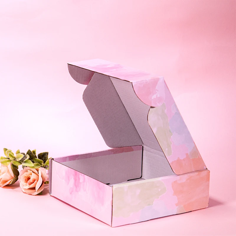 Custom Logo Printing Recycle Corrugated Paper  Packaging Shipping Gift Mailer Box Macallan Box for dress packaging