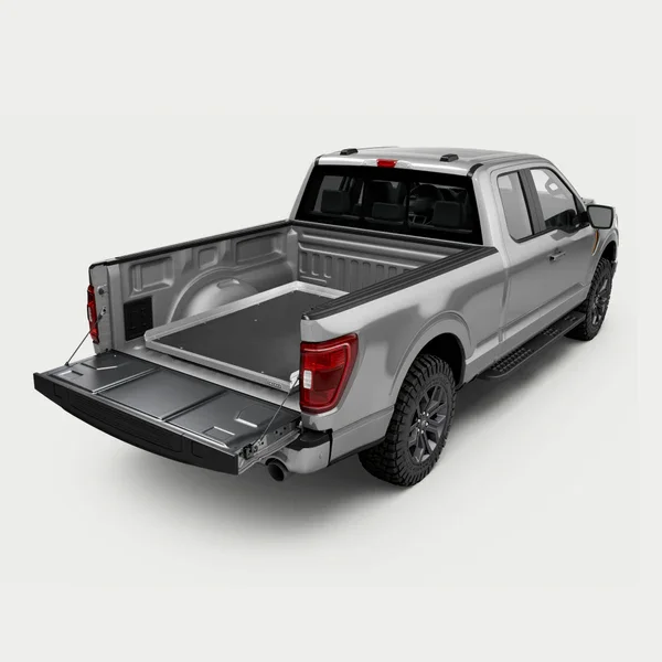 Universal  Rear Fridge Slide Tray Bed Slide Board Push Pull Tray for Pickup Truck