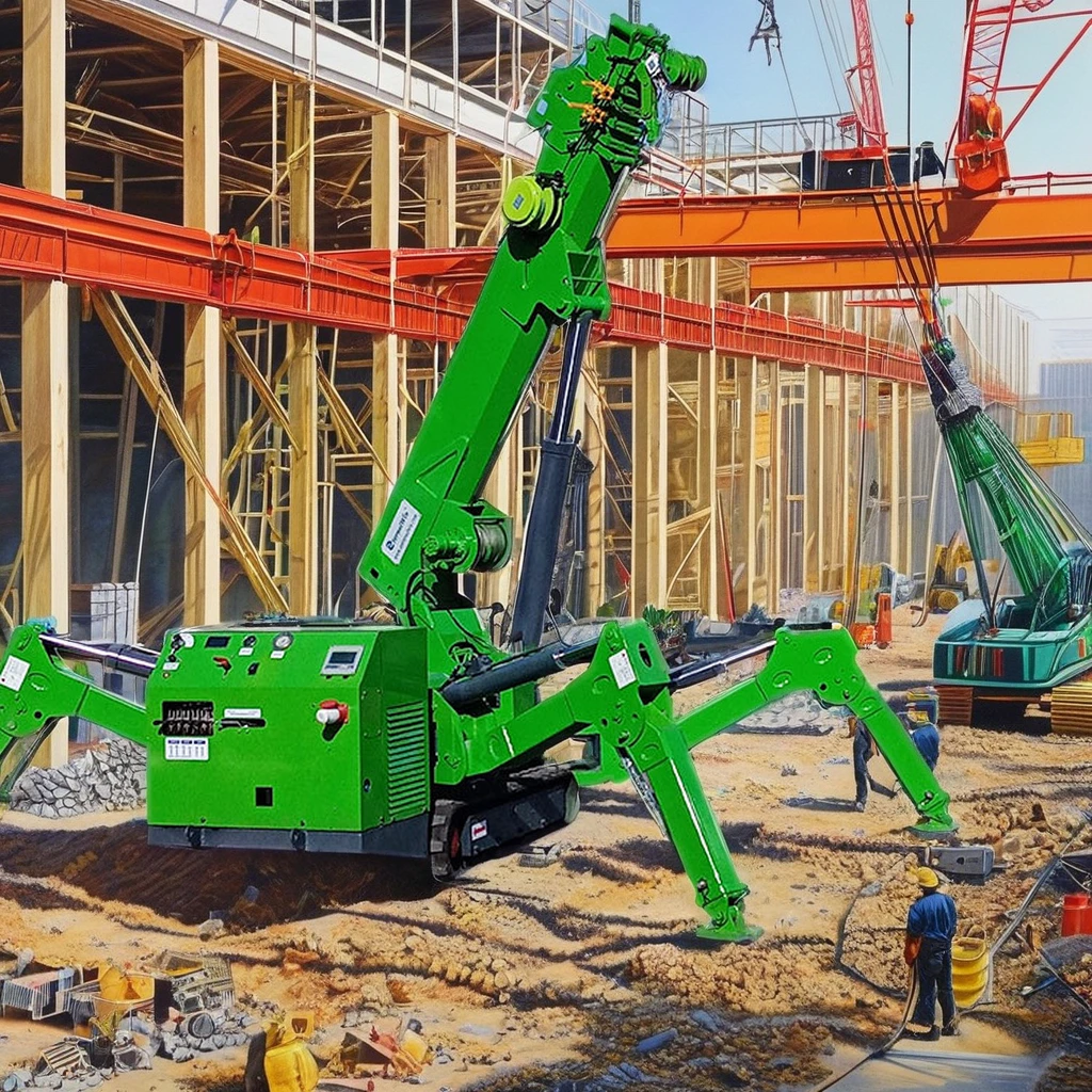 Factory Price Direct Sale China Spider Crane Mini Mobile 3 Ton Spider Crawler Crane