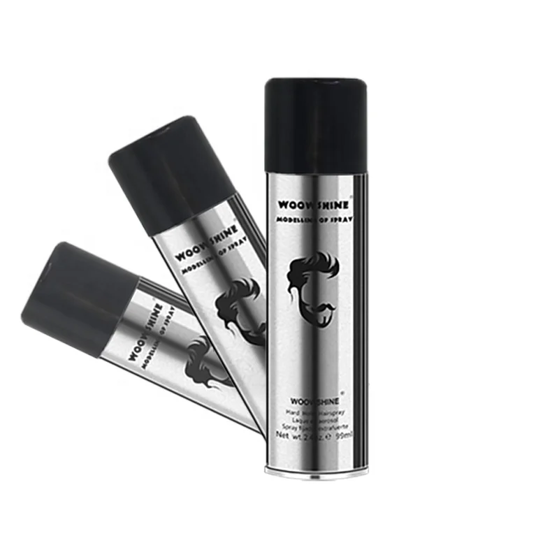 Premium Strong Holding Styling Hair Spray Wholesale Shine Silver Hair Shaping Spray