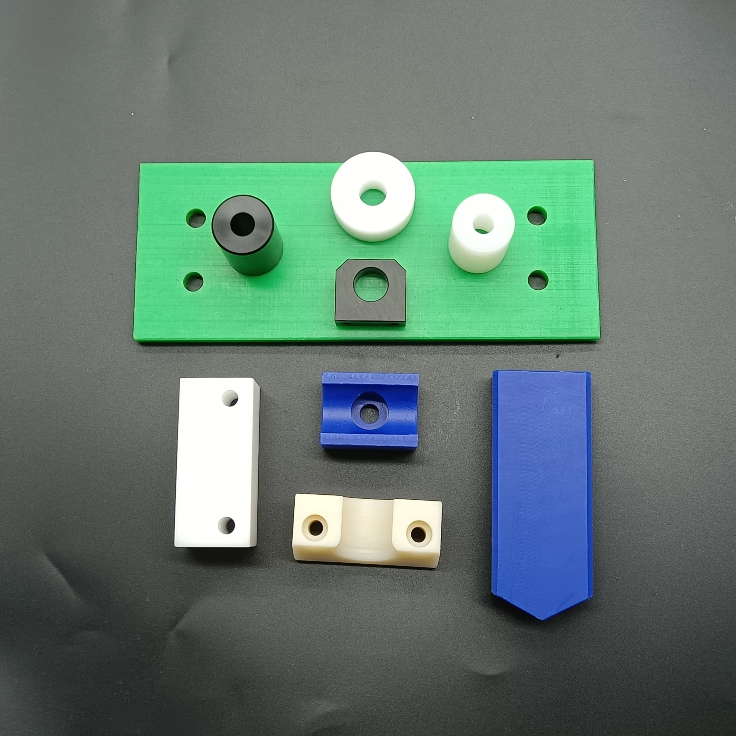 Supply Clear Acrylic Parts Derlin POM PEEK Nylon PTFE CNC Turning Products Plastic CNC turned machined parts