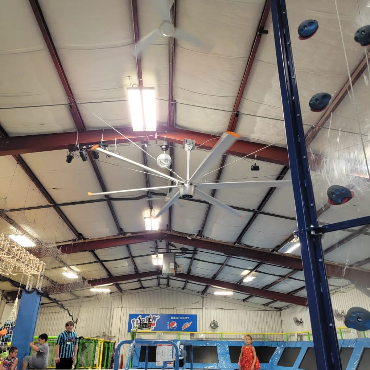 3000mm 400w Low Noise Supermarket   Hvls Ceiling Fan