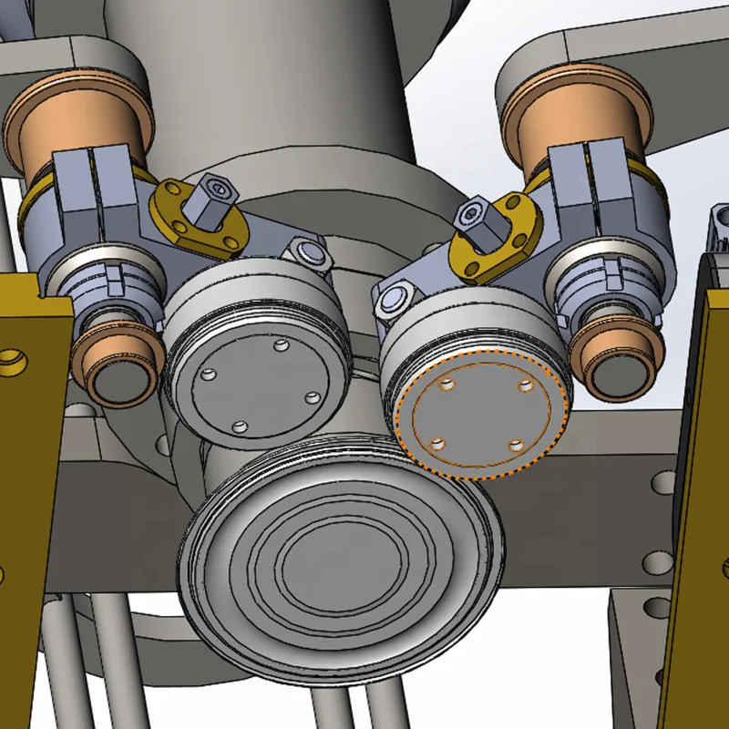 Vacuum and Nitrogen canned milk powder packing machine