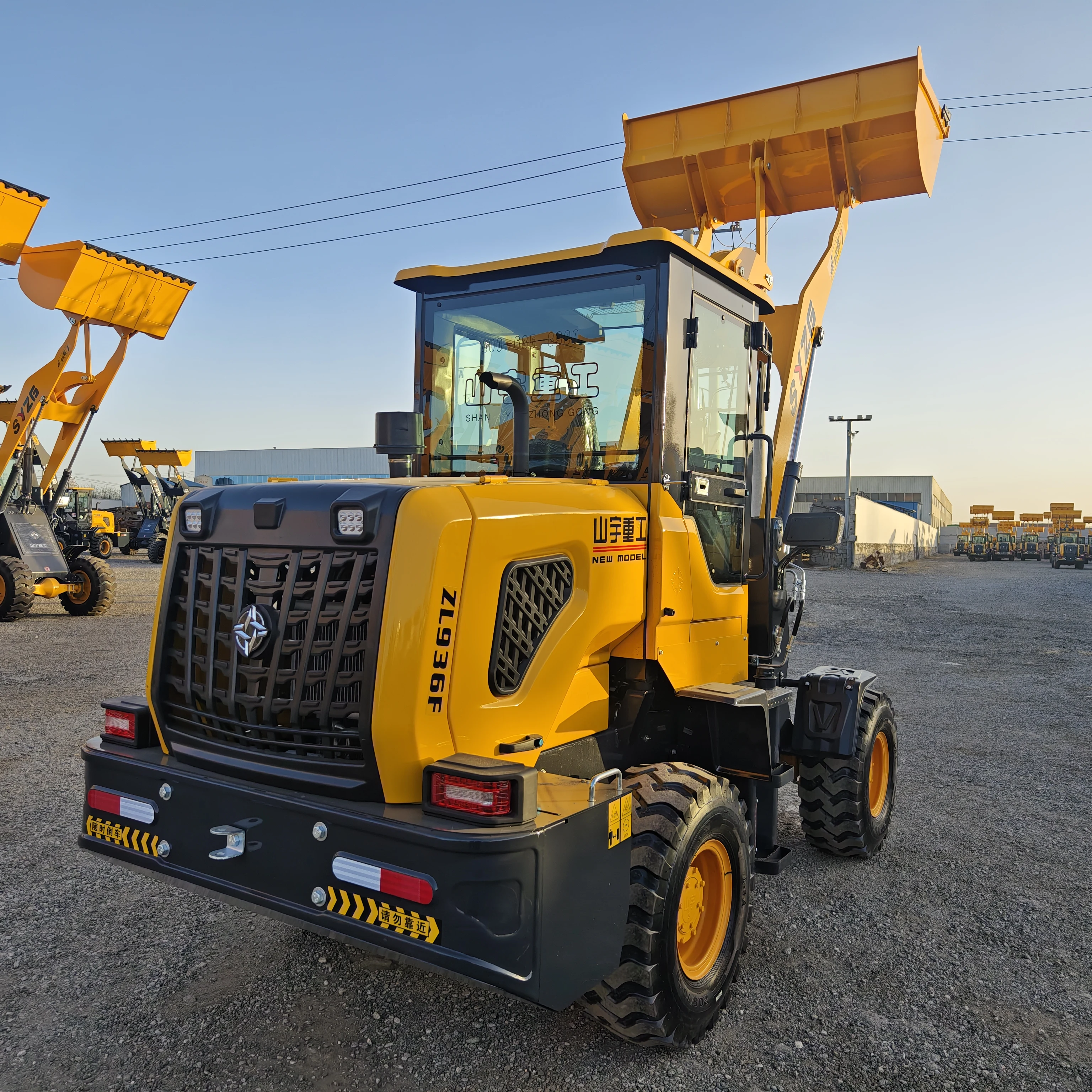 ZL-936F 1.6Ton Machine Mini Articulated Wheel Loader With Snow Plow